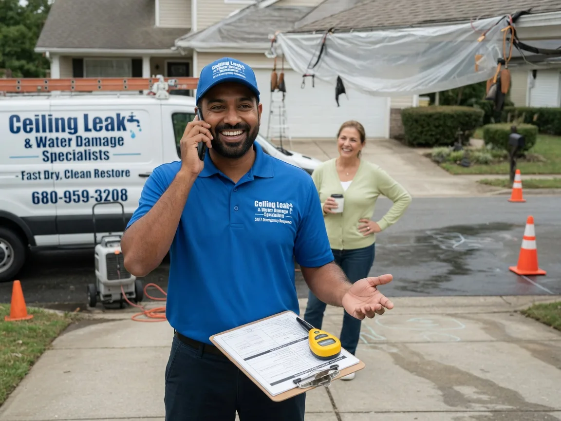 Ceiling Leak Cleanup Como, NC FAQs